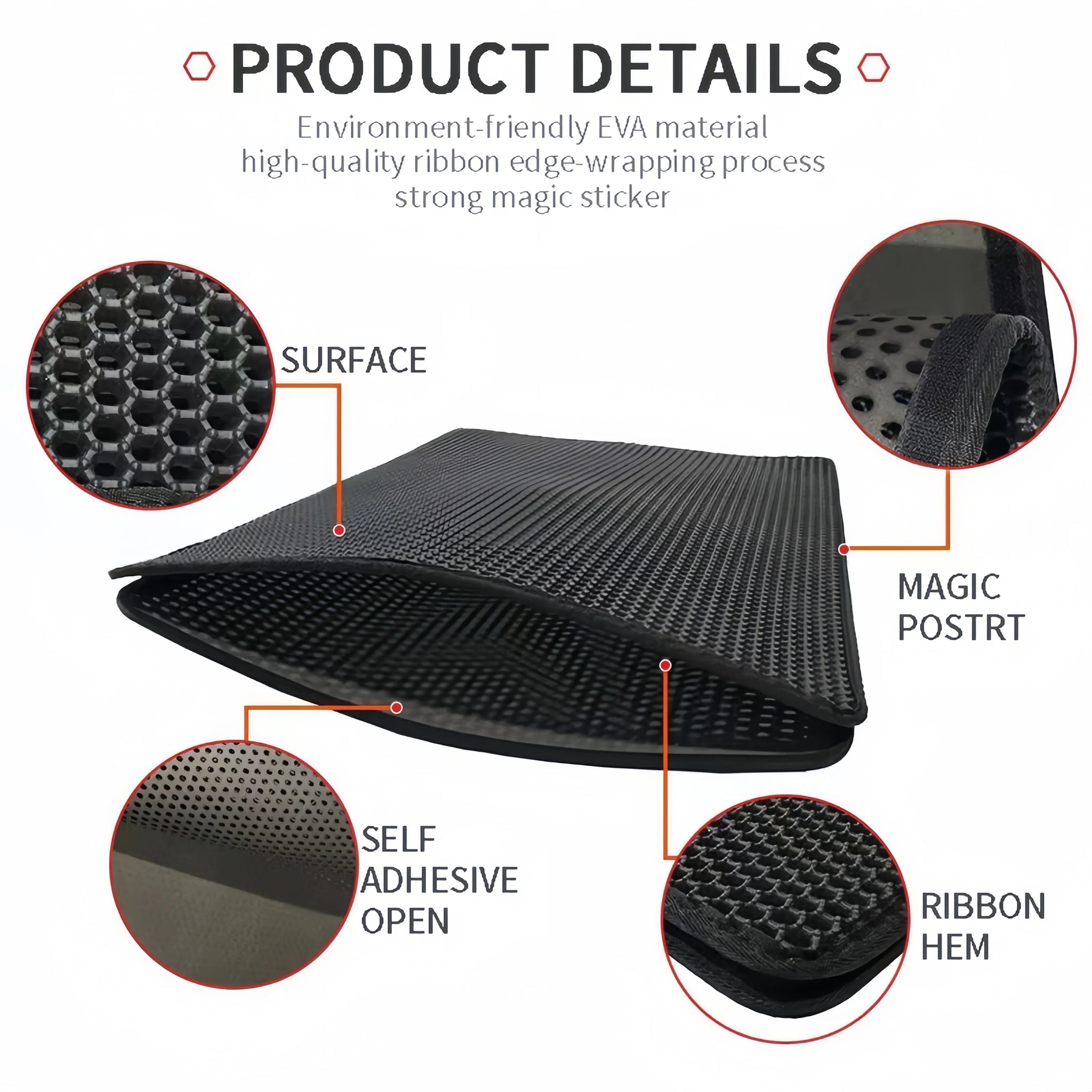 PawMat DuoShield™ – Large Waterproof Double-Layer Cat Litter Mat